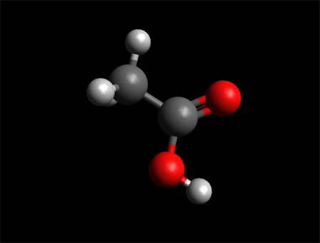 acetic  acid molecule