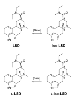 LSD Molecule molecular structure