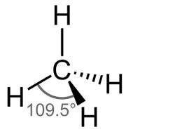 methane molecular structure