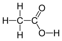 acetic acid molecular structure