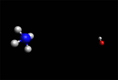 ammonium hydroxide molecule