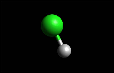 hydrochloric acid molecule
