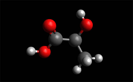 lactic acid molecule