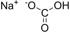 sodium bicarbonate molecular structure