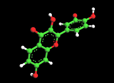 Fisetin  Molecule Ball and Stick Model