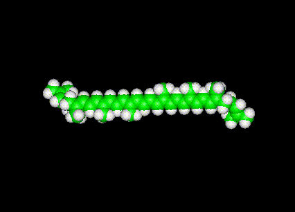 lycopene Molecule - space filled