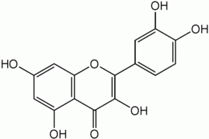 quercetin molecular structure