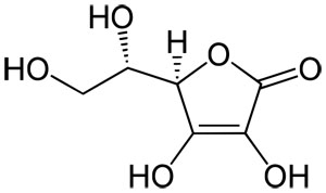 vitamin C molecular structure