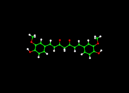 tumuric (curcumin) molecule