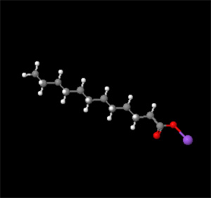 sodium laurate molecule