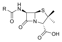penicillin molecule structure