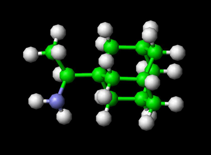 flumadine Molecule Ball and Spacefill/CPK