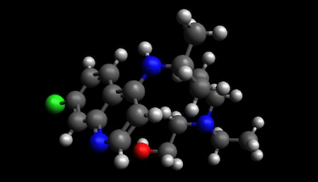 Hydroxychloroquine Ball and Spacefill/CPK