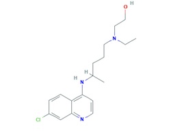 hydroxychloroquine Chemical Structure