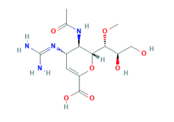 laninamivir Molecular Structure