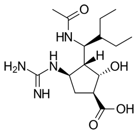 Peramivir Molecular Structure