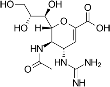 Relenza Molecular Structure