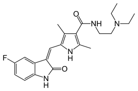 Sunitinib Molecular Structure