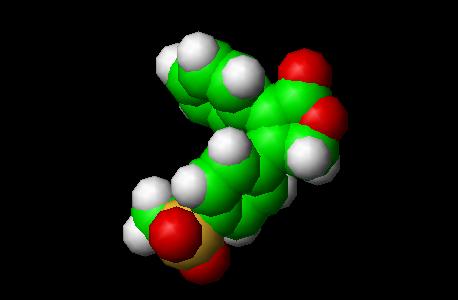 Vioxx Molecule Ball and Spacefill/CPK