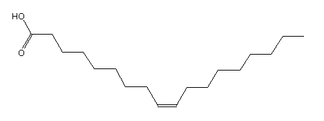 Oleic Acid Molecular Structure