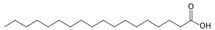 stearic acid molecular structure