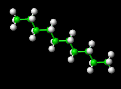 Decane  Molecule 