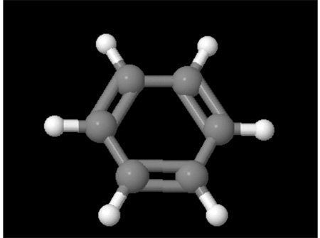 jsmol showing methane molecule