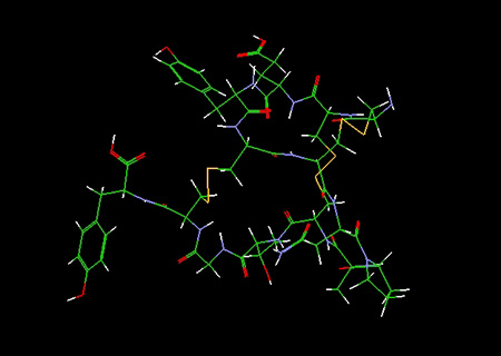 linzess -Linalclotide molecule