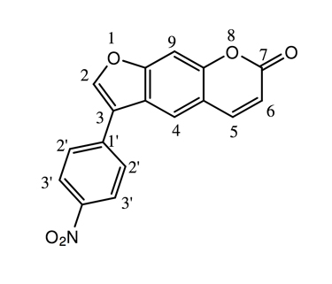 nitrophenl psoralen struture